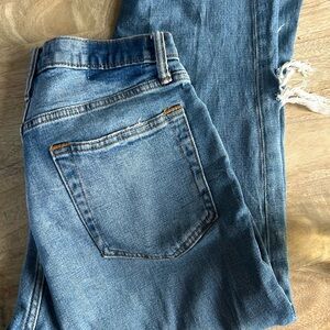 Abercrombie & fitch the ankle straight ultra high rise curve love size 27